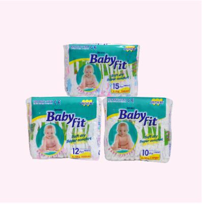 China Anti-leakage Printed And Disposable Type PE FILM Baby Diaper Diapers for sale