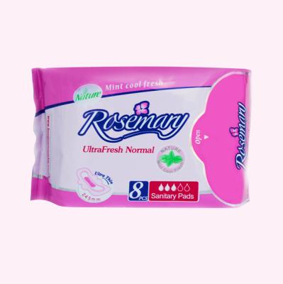 China Super Ultra Thin Absorbent Cotton Sanitary Pad For Female for sale