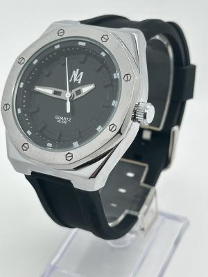 China Casual Silicon Strap Watch 30m Water Resistance With 40mm Case for sale