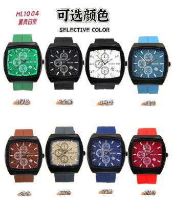 China Factory Wholesale Silicone Quartz Wristwatches With Shock And Scratch Resistance for sale