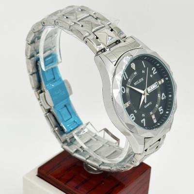 China Factory Water-Resistant Stainless Steel Strap Watch With Digital Display And Quartz Movement for sale