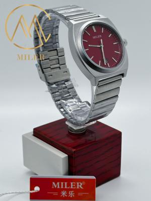 China OEM Buen precio Reloj de muñeca de cuarzo de acero inoxidable Reloj de banda para hombres en venta