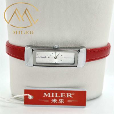 China ML-111 Personalized Leather Strap Quartz Watch / Quartz Wrist Watch for Ages 18-45 for sale