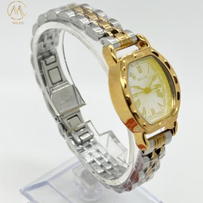 China Custom Logo Quartz Wrist Watches Mixed With Gold And Silver for sale