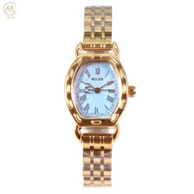 China Factory Wholesale  Fashionable and Elegant Quality Women Watches with Stainless Steel Strap Analog Luxury Watch for sale