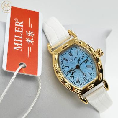 China Logotipo personalizado Reloj de diseño de cuero impermeable de lujo Relojes de mujer en venta