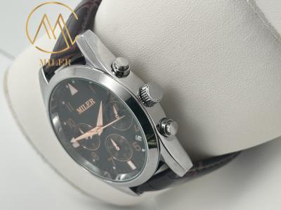 China Factory Leather Strap Quartz Watch Leather Band Quartz Wrist Watches for sale