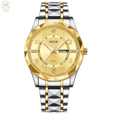 China Luxury Stainless Steel Strap Band Wrist Watches Business Watch Quartz Waterproof Fashion Watch for sale