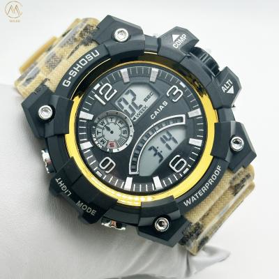 China Quartz Silicon Band Watch 30m Waterproof Stylish Wrist Watches With Digital Display for sale