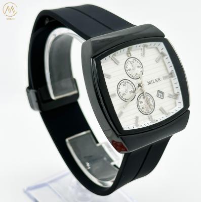 China Custom White Dial Luxury Men's Watch Multiple Color Analog Display for sale