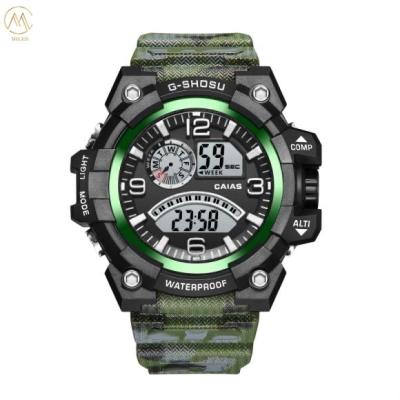 China Men's Fashion Digital Sport Watch With Silicone Strap 20mm Width Backlight Alarm for sale