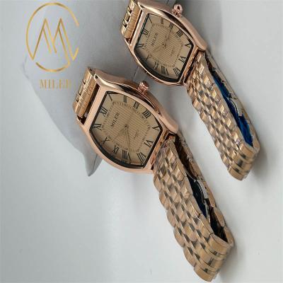 China ML 333 Miler Stylish Couple Watch Fashion Men Quartz Wrist Watch Date Display Quartz Timepiece for sale