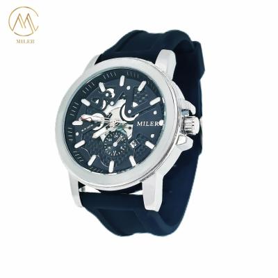 China Brand Luxury Sports Wrist Watches Silicone Band Luminous Clock Calendar Wristwatch for sale