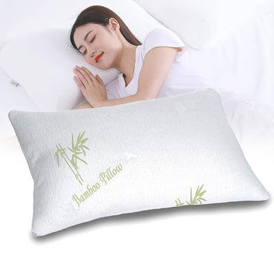 China 2020 Inflatable Factory Best Selling , Home Sleep Comfort Shredded Memory Foam Bamboo Pillow Anti Snoring for sale