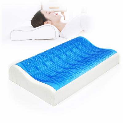 China Wholesale Anti-static Gel Memory Foam Pillow Bed Sleep Gel Memory Foam Cooling Pillow for sale