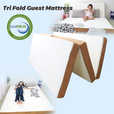 China Sale Guest Faux Leather Portable Foldable Multi-fuction Warm Multi-fuction Playard Hot Sale Guest Triple Mattress Sofa Bed Bed Modern for sale