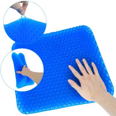 China Therapy Egg Support Child Care Gel Seat Honeycomb Eggs Flexible Gel Cooling Cooling Pad for Car Office Chair Outdoor Cushion W for sale