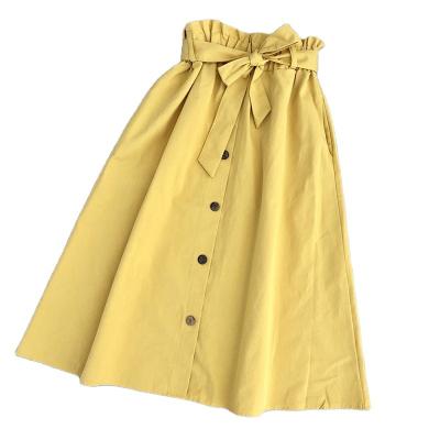 China Casual Breathable Soft Cotton Plain Dyed 2021Short Skirt Set For Woman Pleated for sale