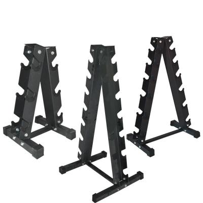 China 3 Pairs Gym High Quality Commercial Steel Dumbbell Set With Rack Hex Dumbbell Stock Steel Shaft for sale