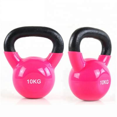 China Durable hot sale custom fitness 10kg weightlifting training cast iron logo competition sport set kettlebell for sale