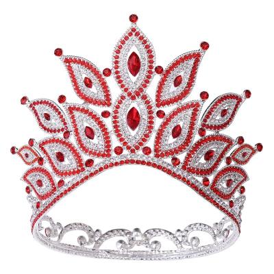 China Wedding Headband Tiara Coronal Big Crown Pageant Wedding Hair Band Cheerfeel Head Wear Rhinestone Jewelry Headpiece Hair Decoration HP-587 for sale