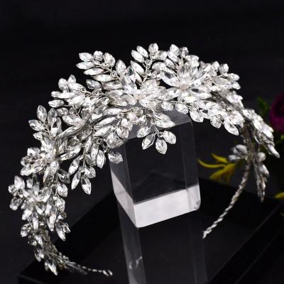 China Wedding Hair Decoration Cheerfeel SP-315 Wholesale Handmade Baroque Crystal Bridal Headpiece Luxury Headband Jewelry for sale