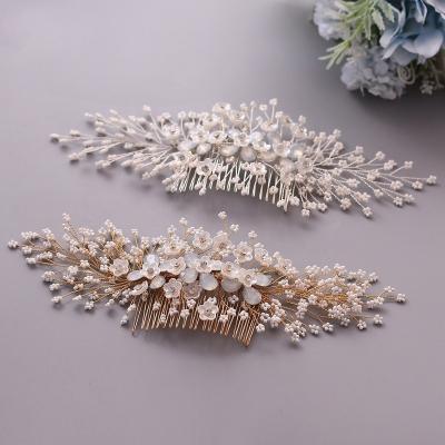 China 2020 new arrival bridal fashional decorative headpiece hair comb for wedding BP-279 for sale