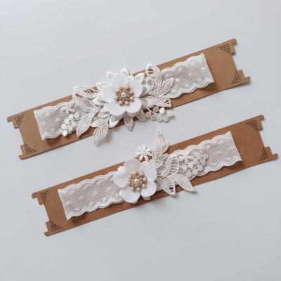 China Wedding Leg Garter Decoration Cheerfeel High Quality Faux Stone Beautiful Lace Up Sexy Legs Lace Up Flower Garter Belt Sexy Girl TC-353 for sale