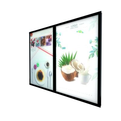 China Led frame slim light 27x40 exhibition/decoration/advertising led light box restaurant menu board picture poster frame for sale