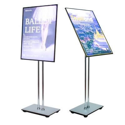 China Aluminum alloy led light box with aluminum stand menu display board led sign on for sale