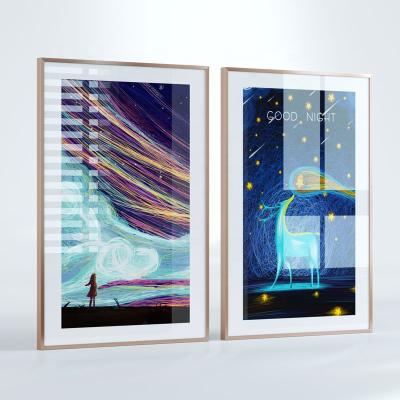 China Flash exhibition/decoration/advertising/office frame poster board poster frames a1 snap frame black A2 a3 for sale