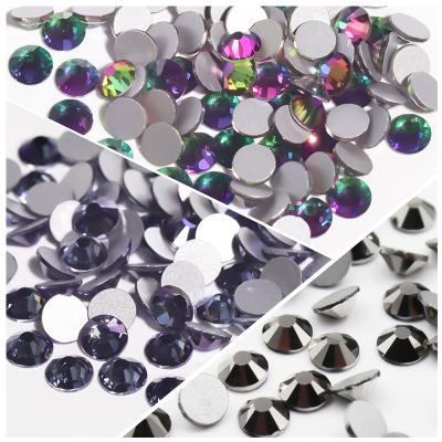 China Shinny The Flat Back Glass Non-Hot Nail Art Rhinestones Designs Sparkle Factory Wholesale Stones Crystals Rhinestone Fix For Bracelet Wedding Dress for sale