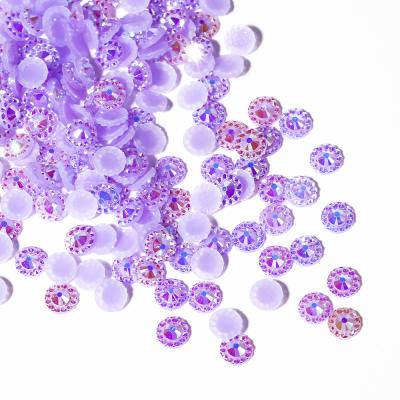 China Environmental Materials Wholesale Non Resin Flatback Bulk Round Hotfix Resin Rhinestone Rhinestone for Shoe and Apparel zu verkaufen