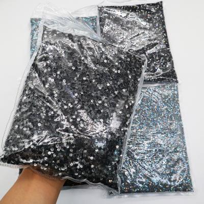 China Wholesale Flatback Factory Price 50 Lower Colors Package SS20 Crystal China DMC Hotfix Rhinestones Iron On Women Dress Pattern for sale