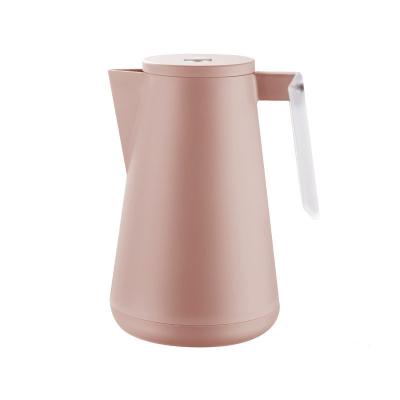 China Hot Sale PORTABLE European Style ABS Shell Glass Refill Thermal Coffee Pot Vacuum Flask Dallah Arabic Turkish Coffee Teapot for sale