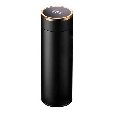 China 450ml LED Temperature Display Stainless Steel Business PORTABLE High Quality Intelligent Smart Vacuum Flask With Lid for sale