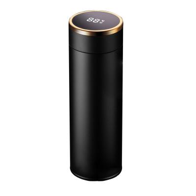 China PORTABLE Vacuum Cup LED Stainless Steel Insulation Temperature Display Smart Flask 450ml With Lid for sale