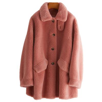 China New Breathable Fashion Double-Sided Woolen Coat For Women Winter Double Breasted Cashmere Long for sale