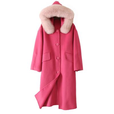 China Wholesale woolen coat cashmere coat woolen coat factory winter short cashmere breathable coat for sale