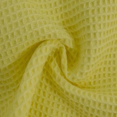 China 100% high quality anti-static cotton waffle fabric for bathrobe and headband for sale