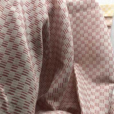 China High Quality Anti-Static For Autumn And Winter Clothing Fabric 100% Jacquard Double-Layer Checked Cotton Fabric for sale