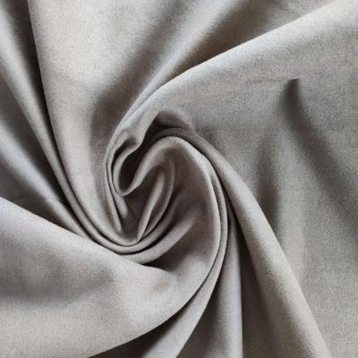 China Popular 100% Polyester 130GSM Woven Even Anti-Static Suede Fabric for sale