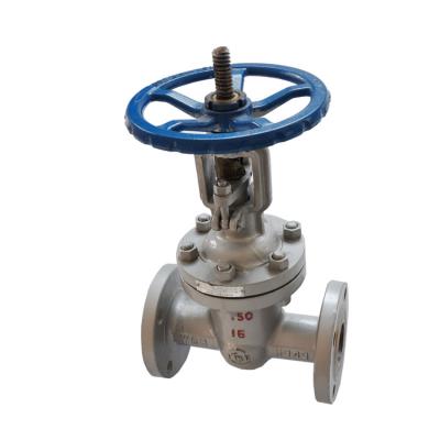 China Z41h-16c Dn32 Wcb Flange Type Manual High Temp Gate Valve Erosion Resistant for sale