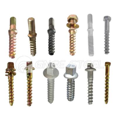 China M16 Railway Dog Spike , Q235 Railway Screw Spike for sale