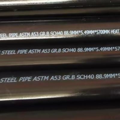 China ASME SA53 Grade B ERW Pipe Round Hot Rolled for sale