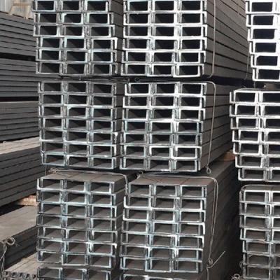 China Acero de carbono galvanizado con ranuras hasta 50 UPN400 UPE80 UP400 S235 S275 S355 C Canal de acero rodante St52 Canal en venta