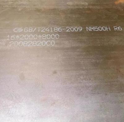 China NM500 NM500 Wear And Impact Resistant Steel Plates for sale