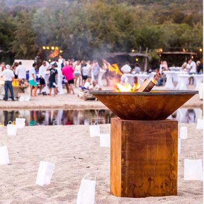 Cina Fuoco bruciante di legno Pit Grill Bbq Outdoor Cooking del barbecue in vendita