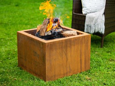 Chine La place forment des puits Rusty Garden Heater Outdoor moderne du feu de 60cm Corten à vendre