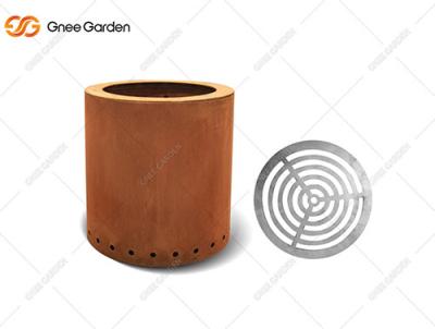 Chine Chauffage rond simple 35cm Dia Corten Fire Pits à vendre